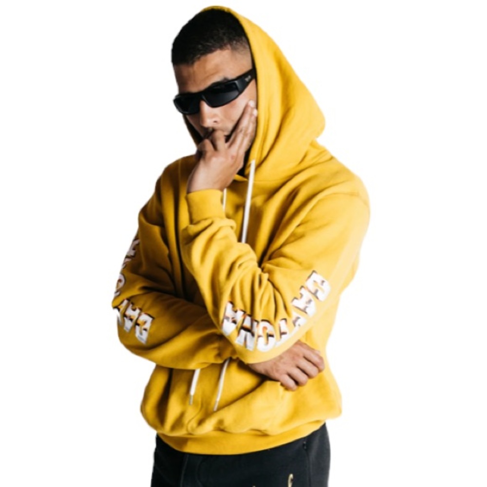 Stampd Bleached Dreams 3 Yellow Daytona Hoodie